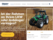 Tablet Screenshot of geyer-landtechnik.de